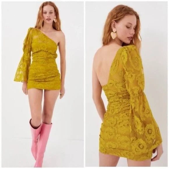 NWT For Love and Lemons Tiana Mini Dress - Picture 1 of 15